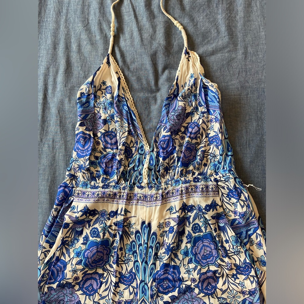 Spell Designs Hotel Paradiso Jumpsuit in Bluebird Size Small - Picture 5 of 15